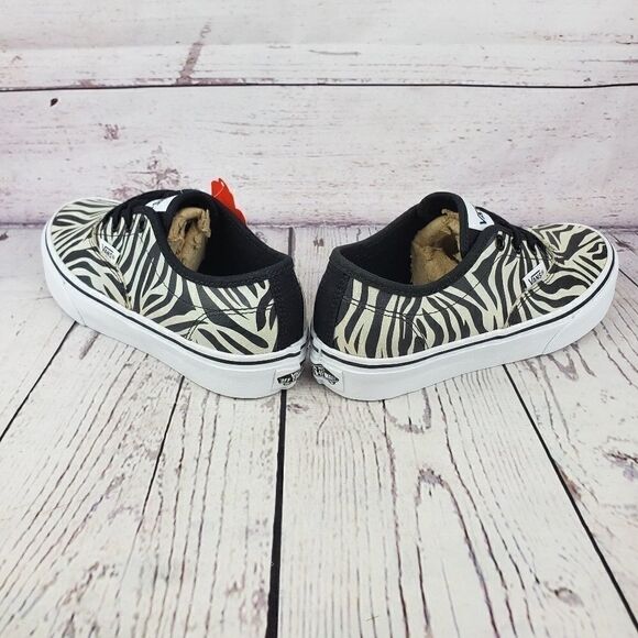 *SALE New Van's Doheny Decon Metallic Zebra Sneakers - Picture 5 of 9